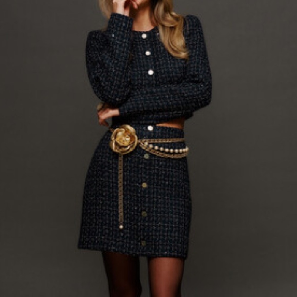 Reformation Lavonna Two Piece Set (blazer+skirt)
